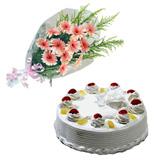 Send Gerbera and Pineapple Combo to India