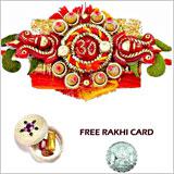 Send Silve Coin Rakhi Hamper to Usa