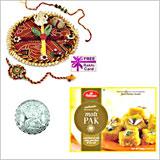 Haldiram MOTI PAK, Rakhi Thali and Free Silver Coin