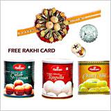Send Exclsuive Haldiram Rakhi Pack to Usa