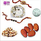 Silver Thali with 100 grams Dryfruits