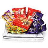Send Chocolates in a Square Tray  to all destinations in India