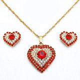 Send Antique Heart Shaped Jewellery Set  to India