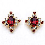 Send Beautiful Diamond Shaped Earrings  to India
