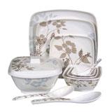 Send Exclsuive Melamine Dinner Set 37 Pieces  to all destinations in India