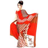 Send Attractive Brasso Saree  to Mumbai