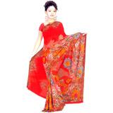Send  Vibrant Chiffon Work to Mumbai