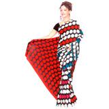 Polka Dot Chiffon Saree