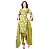 Send Floral Pattern Salwar Suit  to all destinations in India