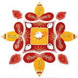 Send Deepavali Rangoli to India