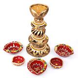 Send Fascinating Diya Set  to India