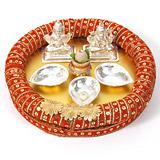 Send Holy Idols in a Tray  to India