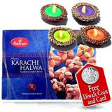 Send Karachi Halwa and Diwali Diyas to Usa