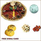 Send Lovely Thali, Kesar Peda and Assorted Dryfruits to Usa