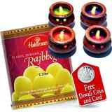 Send Rajbhog and Diyas to Usa