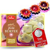 Send Pista Burfee and Diyas to Usa