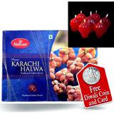 Send Karachi Halwa and 7-in-1 Diya to Usa