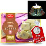 Send Pista Burfee and Designer Diyas to Usa