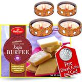 Send Kaju Barfee and Desinger Diyas to Usa