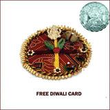 Vibrant Dori Thali Hamper With Free Silver Coin