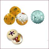 Send 225 Grams Boondi Ladoo - Half Pound with Free Bhai Dooj Kesar and Silver Coin to Usa