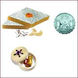 450 Grams Kaju Katli with Free Bhai Dooj Kesar and Silver Coin
