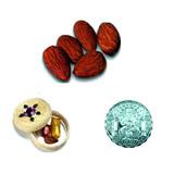 Bhai Dooj Kesar with 50 gm Almonds and Free Silver Coin