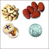 Send Bhai Dooj Kesar with 225 Grams Almonds and Cashews and Free Silver Coin to Usa