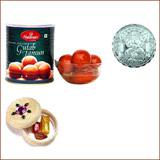 Bhai Dooj Kesar with Haldiram Gulab Jamun and Free Silver Coin