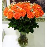 Send Orange Rose Bouquet to Usa