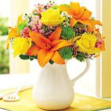 Send White Ceramic Pitcher to Usa