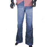 Crinkle Blue Jeans