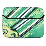 Stripes on Green - Laptop Sleeve