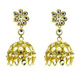 Send Alluring Kundan Jhumkas for Her to India