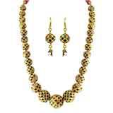 Send Special Kundan Ball Jewellery Set to India