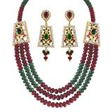 Send Colorful Crystal Necklace to India