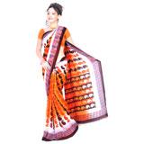 Patterned Chiffon Saree