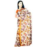 Send Brasso Print Saree to India