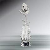 Send Clear Rose And Vase Figurine to Usa