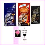 Send Lindt Lindor Truffles - Party Pack with Free Valentine Card to Usa