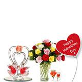 Send Assorted Roses and Angels of Love to Usa