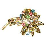 Send Stone studded Broach to India
