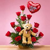 Send Red Love By Dozen to Usa