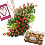 Send Fascinating Orange  to all destinations in India