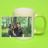 Send Green Rim and Handle Mug to all destinations in India