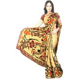 Send Colorful Floral Saree  to all destinations in India