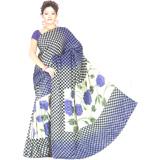 Crape Jacard Saree with Floral prints
