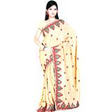Send Resham Work Brasso Saree to all destinations in India