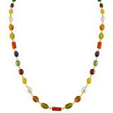 Send Exclusive Navratan Gold Chain to Mumbai