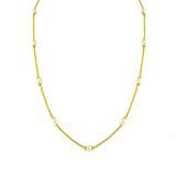 Send Simplicity Pearl Gold Chain to Mumbai